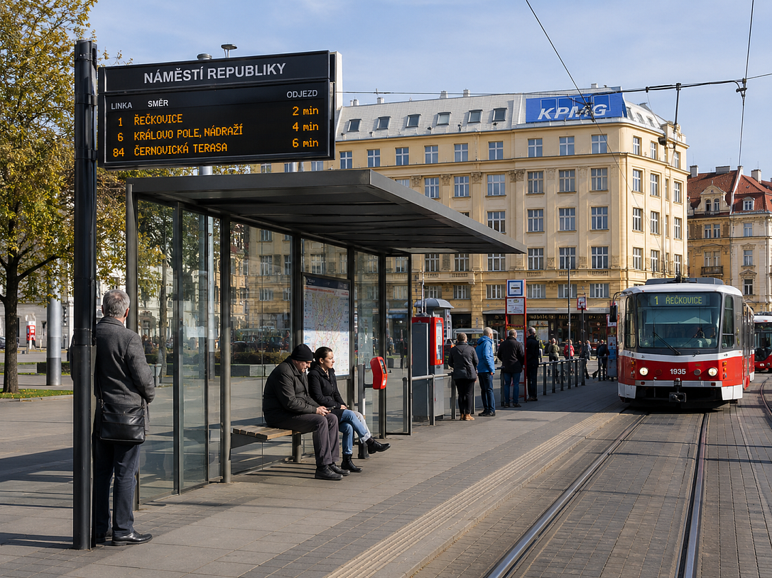 Zastávka MHD Náměstí Republiky