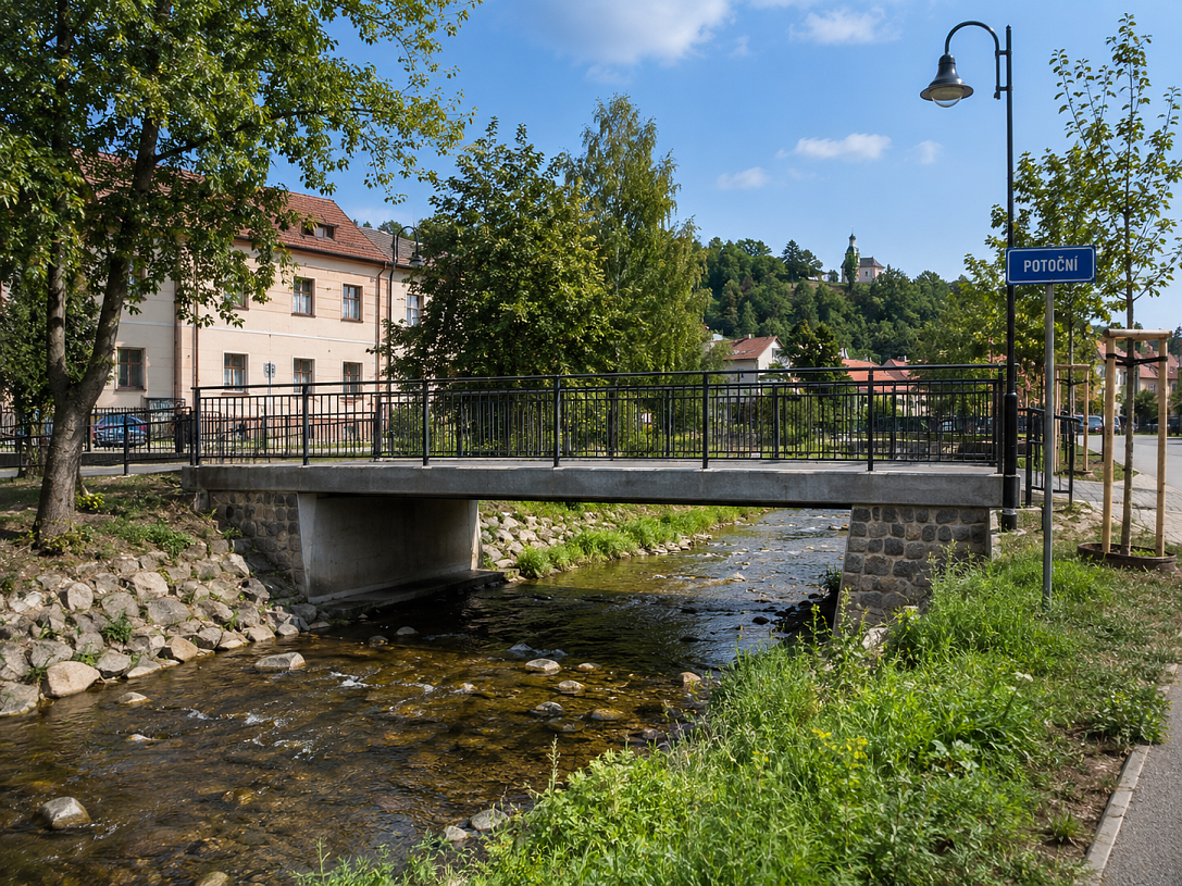 Nábřeží řeky Svitavy